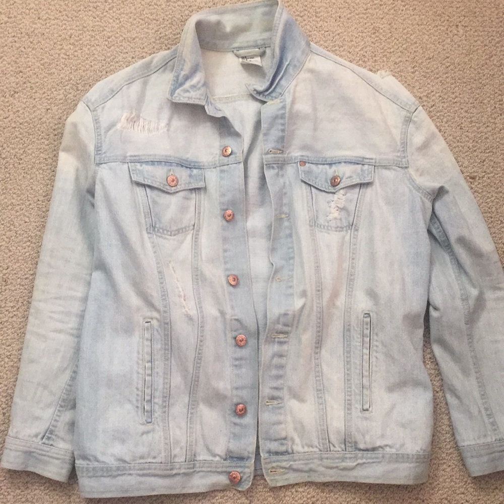 light wash denim jacket